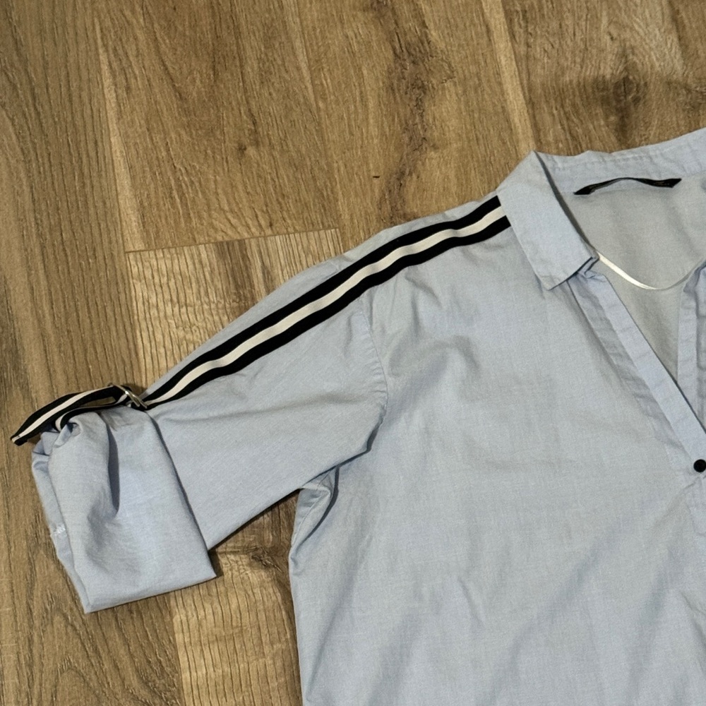 Zara Basic Collection Women's Light Blue Button D… - image 3